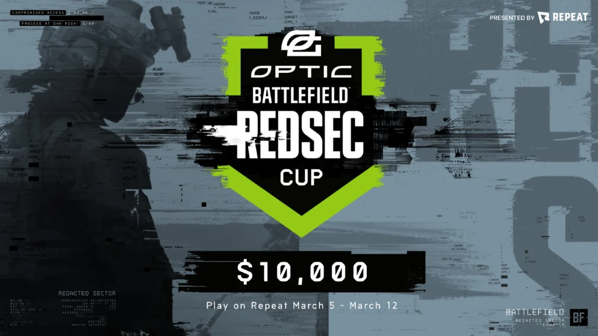 The OpTic Battlefield REDSEC Cup Offers $10,000 Prize Pool and Exclusive Merch to Players