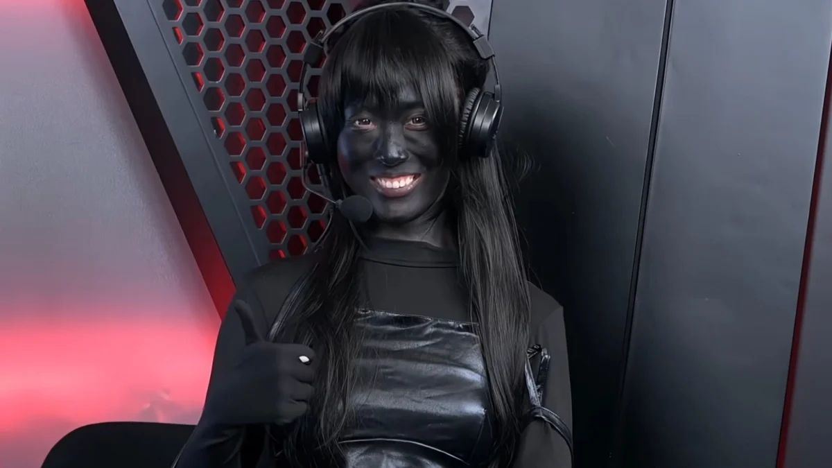 Esports Host Responds to Outfit Backlash with Viral All-Black Ensemble and Satirical Statement