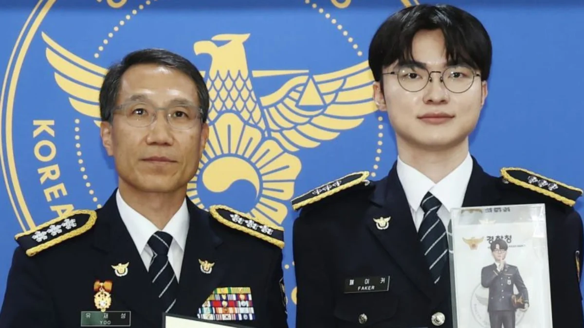 Faker Appointed Honorary Police Officer and Cyber Gambling Prevention Ambassador by South Korean National Police Agency